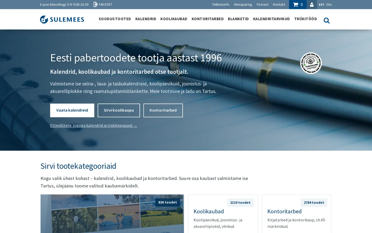 Sulemees Magento e-pood