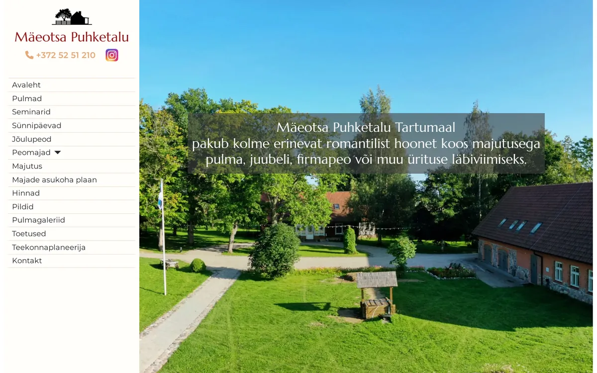 maeotsapuhketalu.ee koduleht