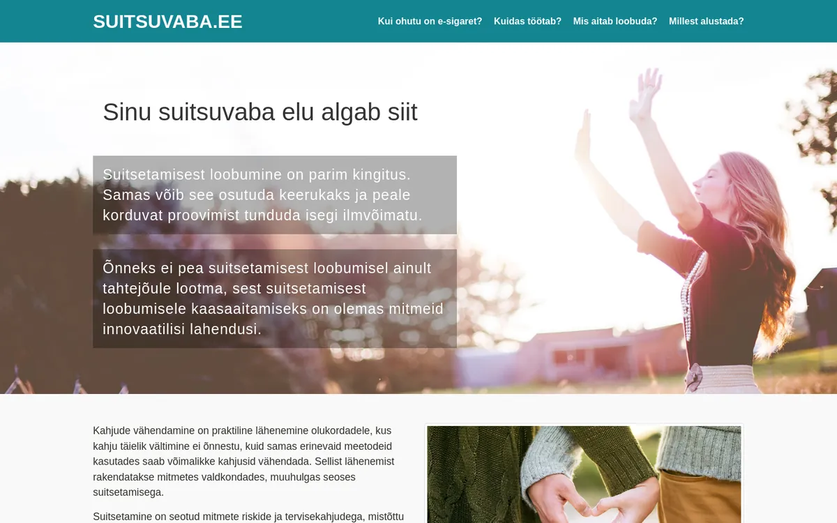 suitsuvaba.ee koduleht
