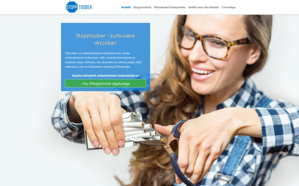 Veebilehe kujunduse ekraanipilt